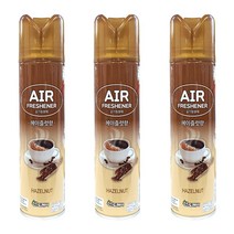 산도깨비 공기청향제 헤이즐넛 방향제, 3개, 370ml