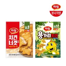 하림 용가리치킨1kg+치킨너겟1kg, 단일옵션