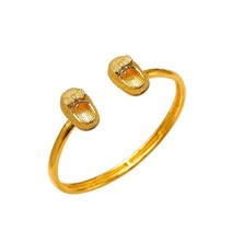 한국금다이아몬드 아기 순금 돌팔찌 꼬까신 24K 18.75g 애기 100일 선물