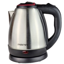 가정용포트/핌핀 원터치 스텐 무선주전자 1.5L/스테인레스 전기주전자/PPK-150S