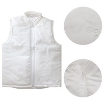 HACCP 식품공장 방풍 방수 방한패딩 위생복조끼 급식실 이물질차단 저온창고, 105(2XL), 상세페이지 참조3