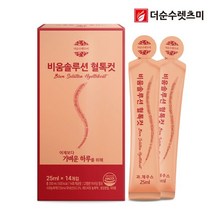 더순수렛츠미 비움솔루션 혈톡컷 14포 1박스