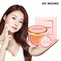[캣매코니] 웨어리스 스킨 핏 쿠션(본품+리필) 12g SPF 50+ / PA +++, 직접입력1:25호 크리미 커스타드, 상세 설명 참조