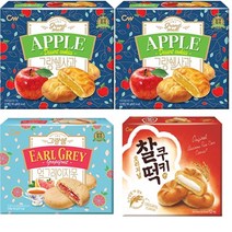 청우 그랑쉘사과 195g 2개 + 얼그레이자몽 190g 1개 + 찰떡쿠키오리지날 215g 1개 총 4개