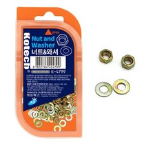 금속 볼트너트 평와셔 세트 4mm 60개입