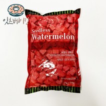 씨없는 냉동 수박 (1kg) 수박주스 화채 수박다이스, 단품