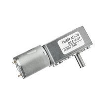 하이보1마력리버스 고출력 jgy 370 자동 잠금 저소음 중공 축 소형 Dc 마이크로 전기 드라이브 웜 기어 모, 05 18_03 24V