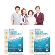 고등학생 수험생 저온초임계오메가3 장용성 rtg오메가3 2개월분, 4통(4개월분)