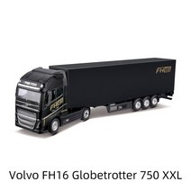모형트레일러 다이캐스트 Bbugo 1:43 볼보 FH16 Globetrotter 750 XX 트레일러 무거운 트랙터 트럭 블루 다, [04] Volvo BK, 04 Volvo BK