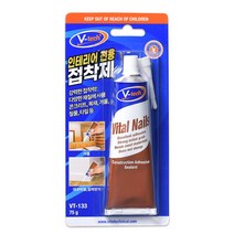 브이텍 인테리어 강력 접착제 75ml DIY 콘크리트 타일 거울 나무 장판, VT-133 인테리어전용 접착제