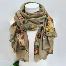 우아한 지안 스카프 머플러 가을 봄