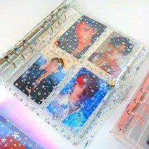 6공 포카바인더 속지 25장 포함 콜북 콜렉트북 포카앨범 포토카드 a5, 라인홀로그램
