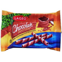 라지오 초콜릿 웨이퍼 스틱 롤 막대 과자, 16개, 50g