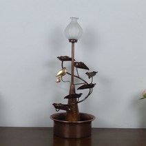[모비딕컴퍼니] 인테리어 고급선물분수대 동장식품 선물용분수대 장식품 동분수대 phiao, 잇★ H003 LED 조명 분수대, [좋아요]
