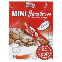 더캣츠 미니 베로베로 20p 고양이간식, 1개, 연어 20p