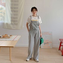 디오트 아도디 앞 포켓 끈 나시 점프수트