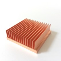 순수 구리 히트 싱크 스카이 핀 30x30x10mm DIY 방열판 라디에이터 전자 칩 LED IC 냉각 쿨러 호환, 단일옵션