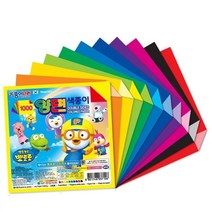 뽀로로 양면 색종이 20개 1세트 종이 색종이접기, 럭키AZ쇼핑몰 본상품선택, 럭키AZ쇼핑몰 본상품선택