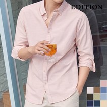 에디션 이지케어 린넨 솔리드 셔츠 NEB2WC1901
