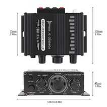 dsp앰프 카오디오 스피커 앰프 AK160 2 x 20W Channel Class D Power Amplifier Audio Karaoke Home Theater Support B