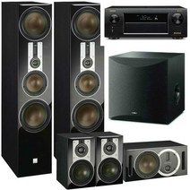 [데논] AVR-X6300H + 달리 Opticon 8 5.1채널(NS-SW100), 5채널스피커:5채널(블랙) / 서브우퍼:우퍼(블랙)