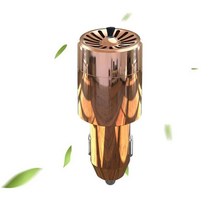 산소발생기 Car Air Purifier 12V Mini Auto Fresh Anion Ionic Oxygen Bar Ionizer Cleaner Freshener, 01 Rose Gold