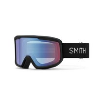 스미스 옵틱스 프론티어 로우 브리지 핏 유니섹스 스노우 윈터 고글, Black, Black