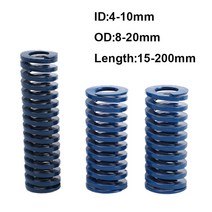 압축스프링 1Pcs 푸른 빛로드 나선형 스탬핑 봄 압축 금형 OD8-20mm ID4-10mm, 14 80mm_05 OD16 x ID8 mm