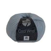 [니트박스 뜨개실] 라나그로사 쿨울 메리노울 털실, 2057.파스텔블루