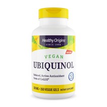 Healthy Origins 비건 유비퀴놀 100 mg 150 베지 소프트젤, 1개, 100mg