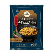 CJ더마켓 탕비실 업소용 식당용 PC방 탑티어 고메 중화소고기볶음밥 간편식 컵밥 국밥 냉동밥 솥밥 점심 도시락 420G, 38개