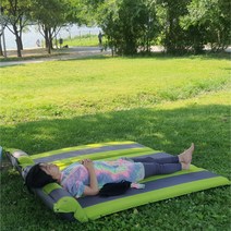 자충매트 에어매트 에어매트리스 캠핑매트 5Cm 런웨이브, 오렌지