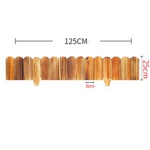 신스리 정원용품 원목울타리 펜스 화단꾸미기 방부목 잔디 담장 장식, 삽입둥근25*130cm