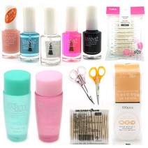 면봉 가위 화장솜 매니큐어 리무버 네일케어 탑코트, 5번 리무버80ml랜덤