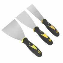 퍼티칼 3개 낱개구성 퍼티 나이프 Spackle 테이핑 스크래퍼 공구 세트 키트 페인트 벽지 천장 손 수리, 한개옵션0