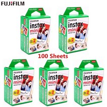 후지 화이트 에지 후지 윈도우 tar 10-100 시트 3 인치 instax 미니 인화지 인스턴트 카메라 미니 8 7s 25 50s 90, 20 시트