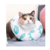 아기고양이 중성화 수술 도넛 목쿠션 러시안블루 이불, 핑크래빗(M)