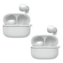 스페이스쉴드 소니 sony 링크 버즈S 호환 WF-LS900N 실리콘 키링 케이스 투명+컬러 2P 세트 10color, 투명+투명