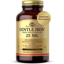 솔가 젠틀 아이언 철분제 25mg 240베지캡슐 Solgar Gentle Iron