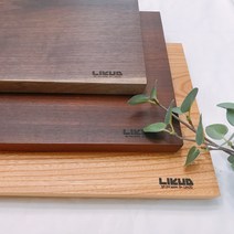 라이쿠드 주방 나무도마 대형 3종(무료각인), 탄화하드메이플