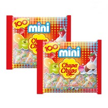츄파춥스 막대사탕 미니 100p, 2개