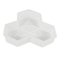 스톤 포장 금형 포장 안마당 광장 스테핑 1PCS 경로 금형 메이플 리프 콘크리트 수동 플라스틱, 보여진 바와 같이, 하나