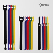 리프팀 재사용 케이블 타이 충전 전선 책상 정리 고정 홀더 선정리, A타입 레드 100개