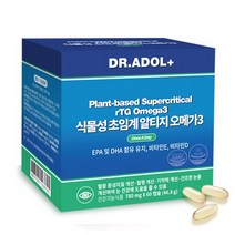 닥터아돌 식물성 초임계 알티지 오메가3, 1개, 60정