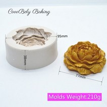 몰드 초 캔들 3D 꽃 실리콘 퐁당 금형 연꽃 케이크 장식 도구 초콜릿 검페이스트 금형 설탕 공예 주방 도구 XK2, 1