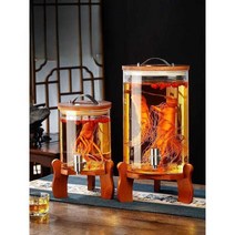 수도꼭지 담금주병 유리병 전통주 과실주 인삼주