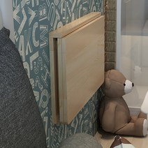 벽걸이 접이식 식탁 탁자 테이블 책상 주방 거실 벽부착, 60x40