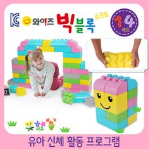 와이즈 대형 점보 블록 소프트 파스텔 색상 14개 BB014N