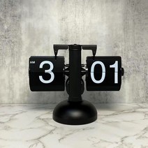 탁상시계 디자인 탁상용 앤틱 모던하우스 귀여운, 올블랙