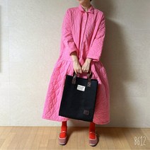 (네츄럴원피스)ff 누빔 퀄팅 롱ops 따뜻한 누비 롱 원피스 미시 겨울 루즈핏